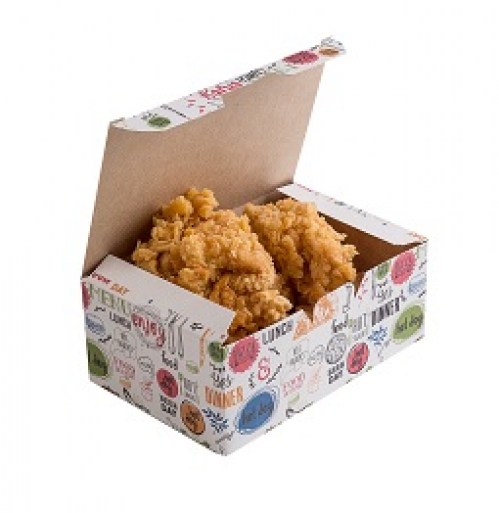 Fast Food Box (Χάρτινη Συσκευασία Kraft για Nuggets)